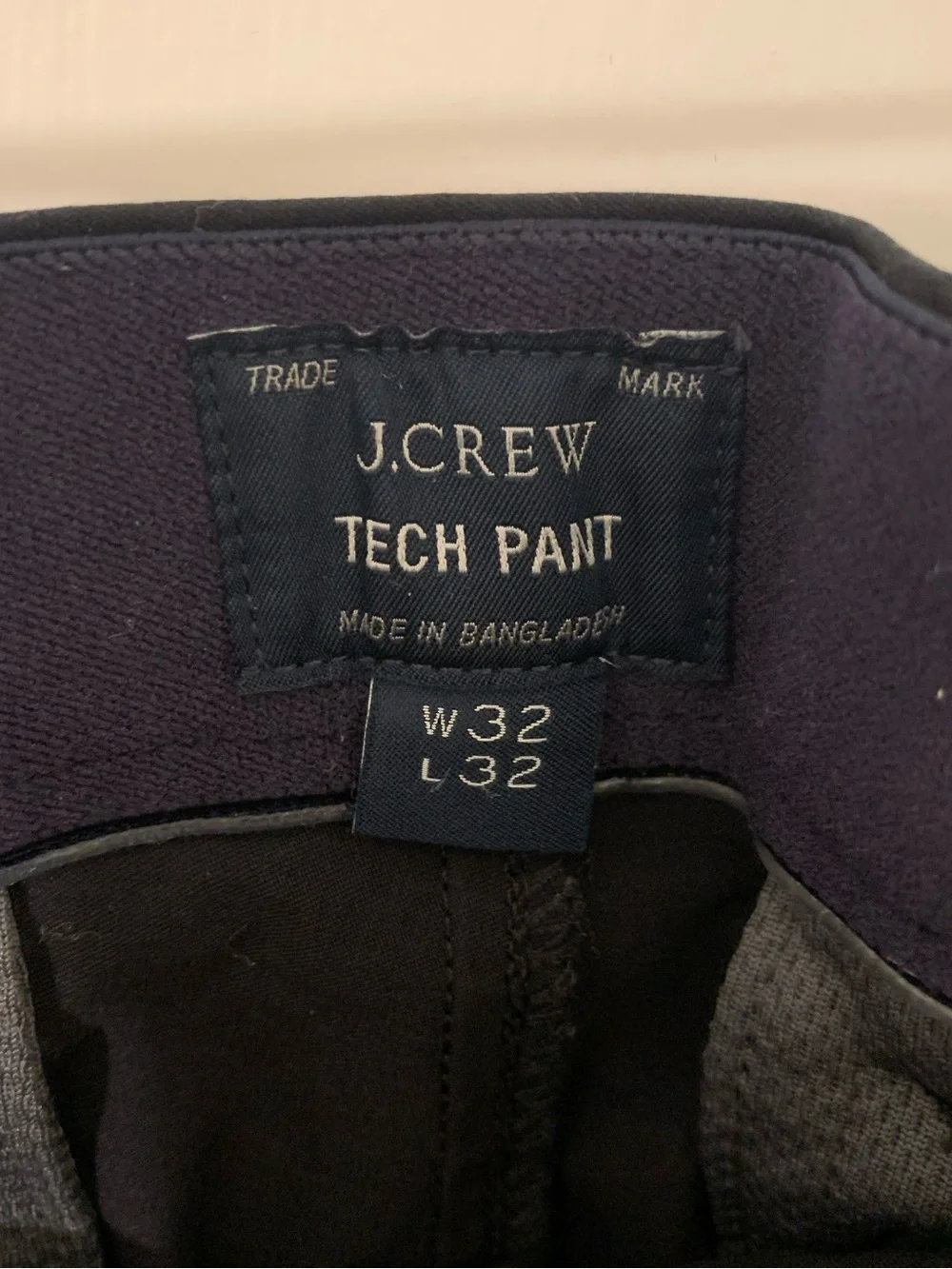 J Crew Men’s Tech Pant